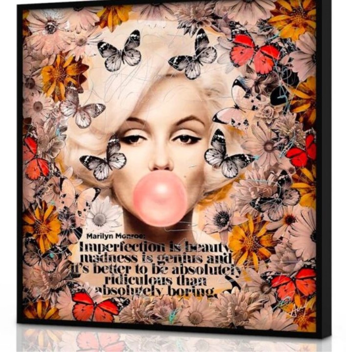 A Beautiful Marilyn Handmade Wall Art